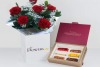 Valentine’s Day Offer in Dubai: Luxury Combo of Roses & Eclairs